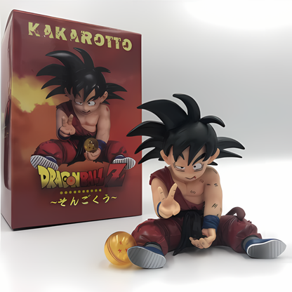GOKU GOLPEADO CON ESFERA DE DRAGON