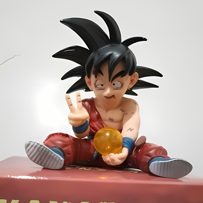 GOKU GOLPEADO CON ESFERA DE DRAGON