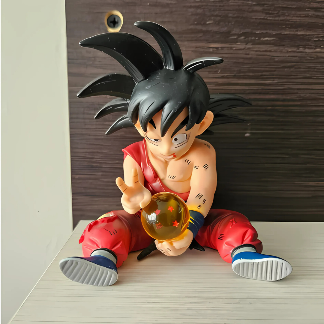 GOKU GOLPEADO CON ESFERA DE DRAGON